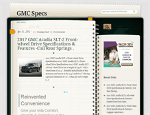 Tablet Screenshot of gmcspecs.info